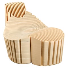 Contemporary 3D Printed Chaise Longue Sculptural by Lagranja Studio