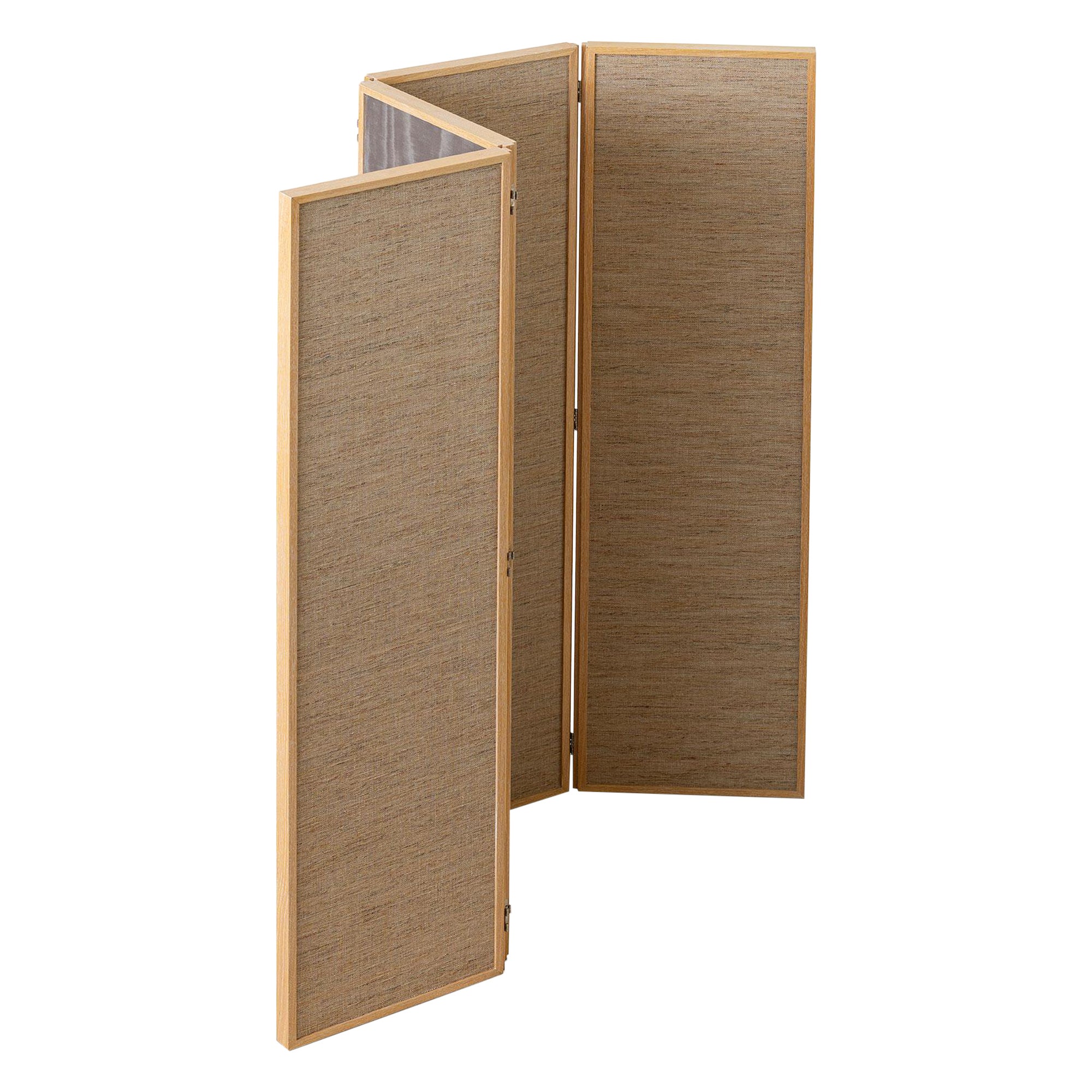 Contemporary 4 Panel Folding Screen