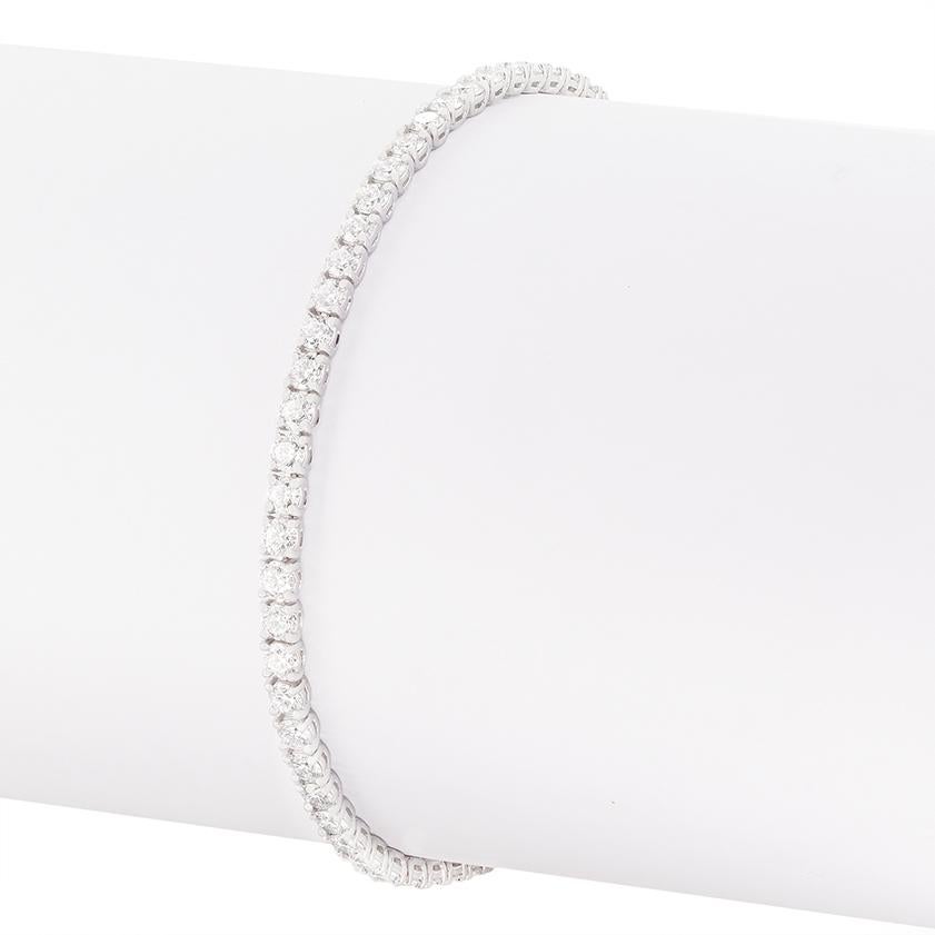 Pulsera de tenis contemporánea con diamantes de 4.00 ct en Bueno estado para la venta en London, GB