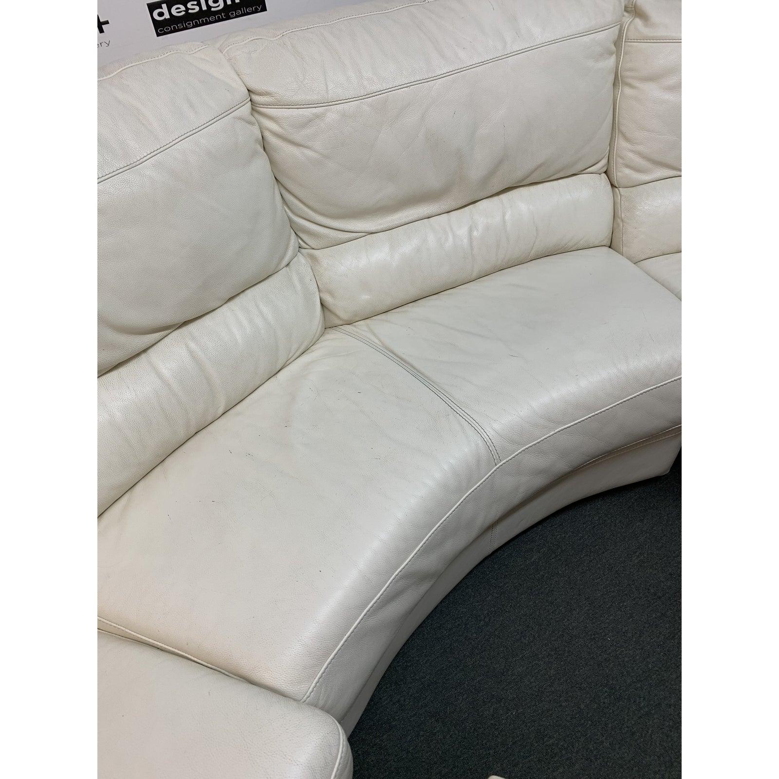 curved sectional sofa with recliner