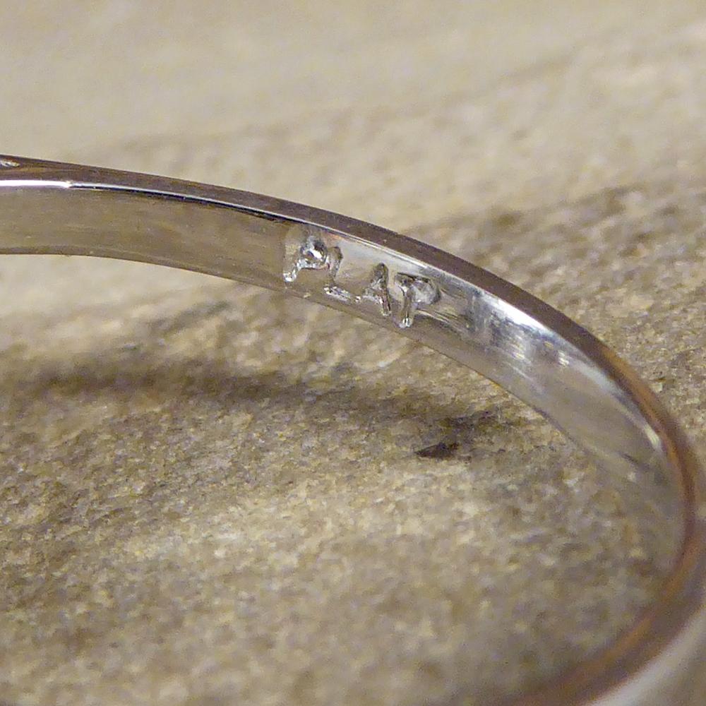 Contemporary 5.00 Carat Aquamarine and Diamond Cluster Ring in Platinum 1