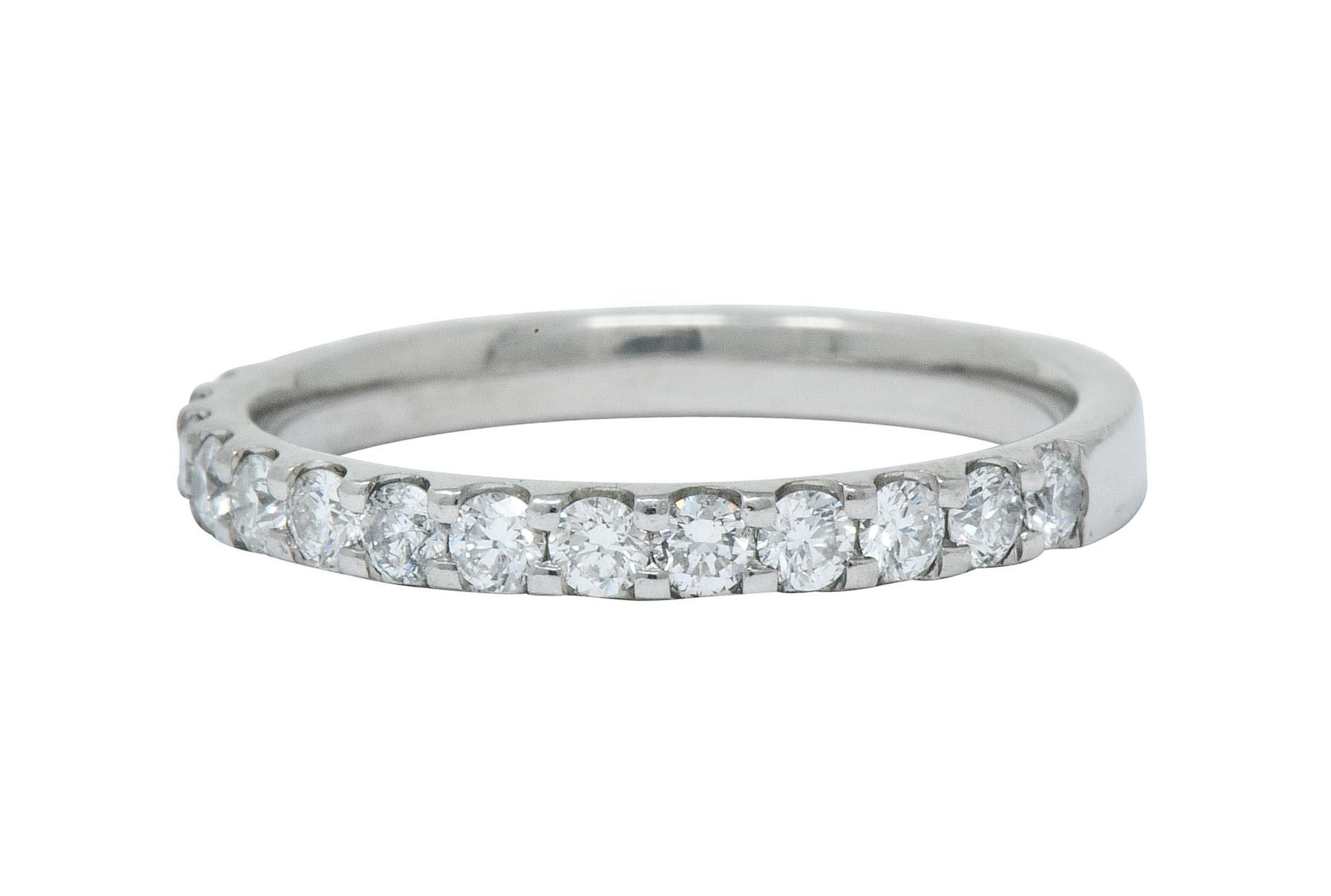 .75 carat rings band curved