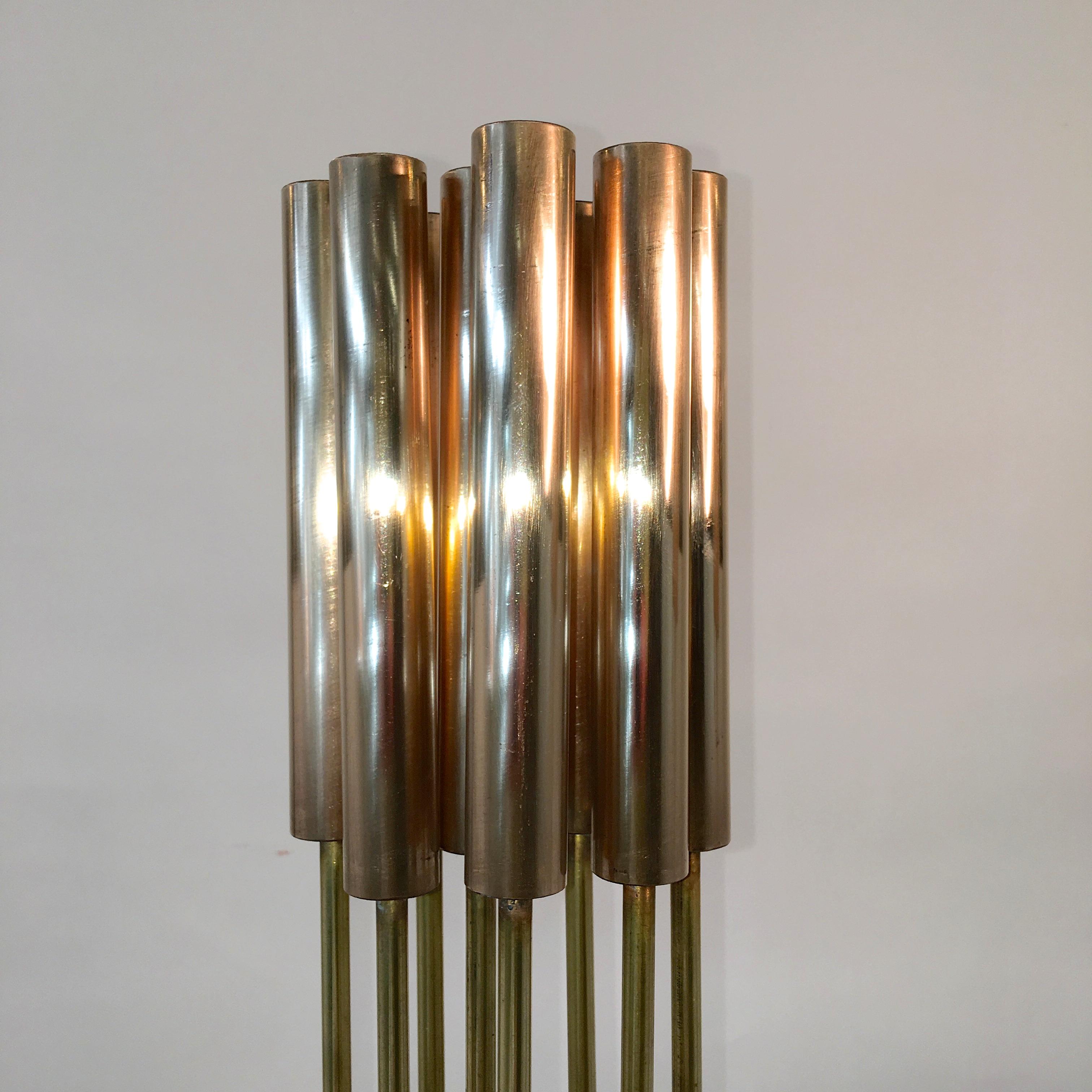 Contemporary 9-Rod Brass Kinetic Sound Sculpture 4