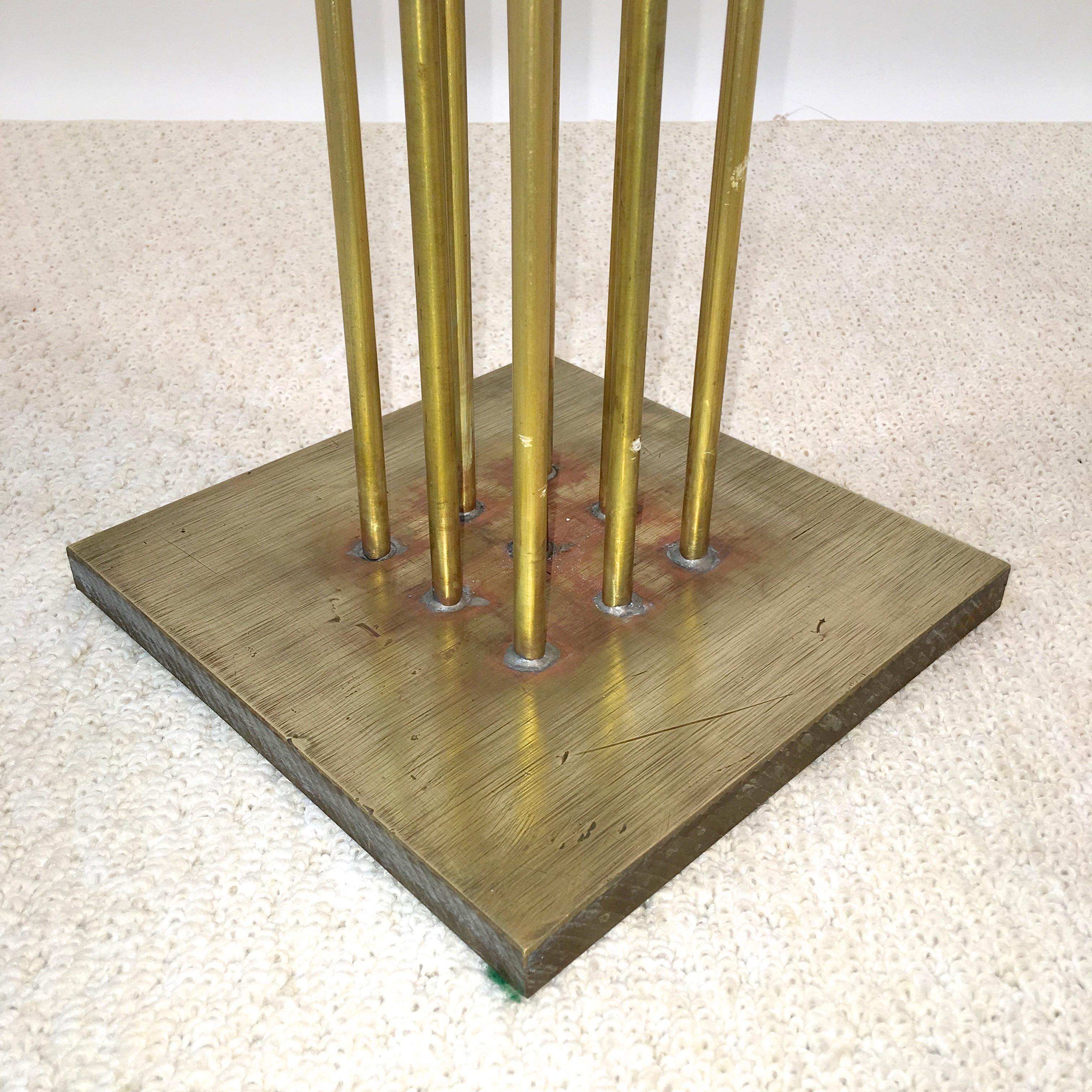 Contemporary 9-Rod Brass Kinetic Sound Sculpture 3