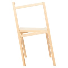 Frama Contemporary Scandinavian Design 9.5° Sculptural Chair Natural Wood