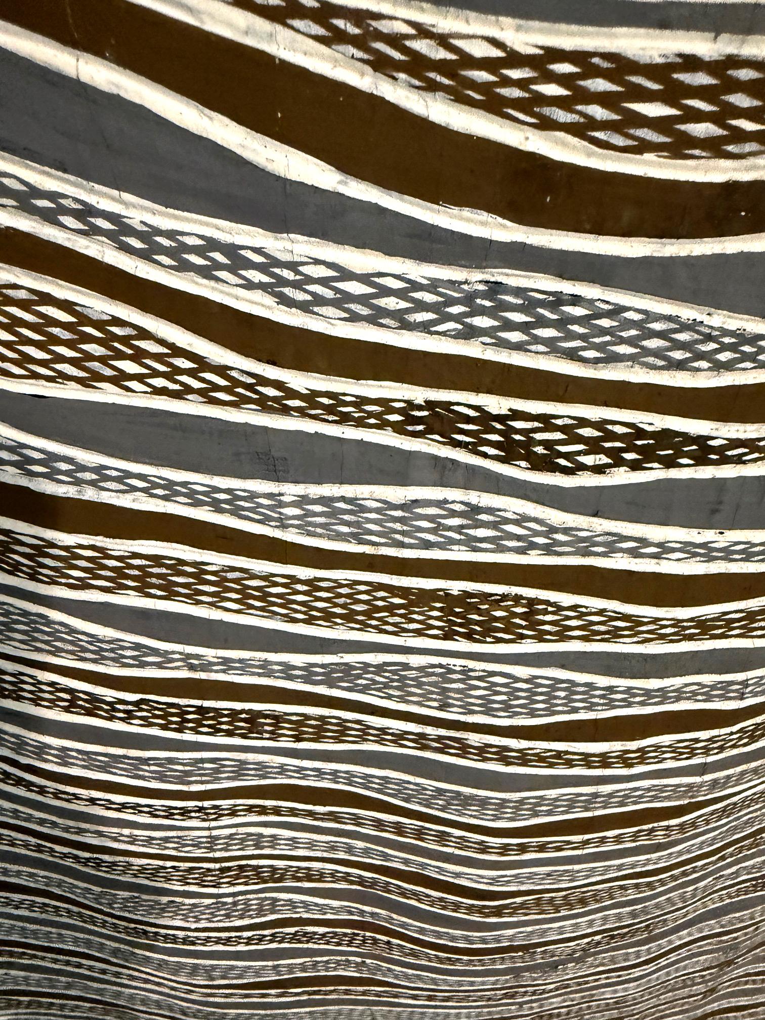 Zeitgenössische Aborigine-Kunst auf Rinde von Gunybi Ganambarr Provenienz im Angebot 7