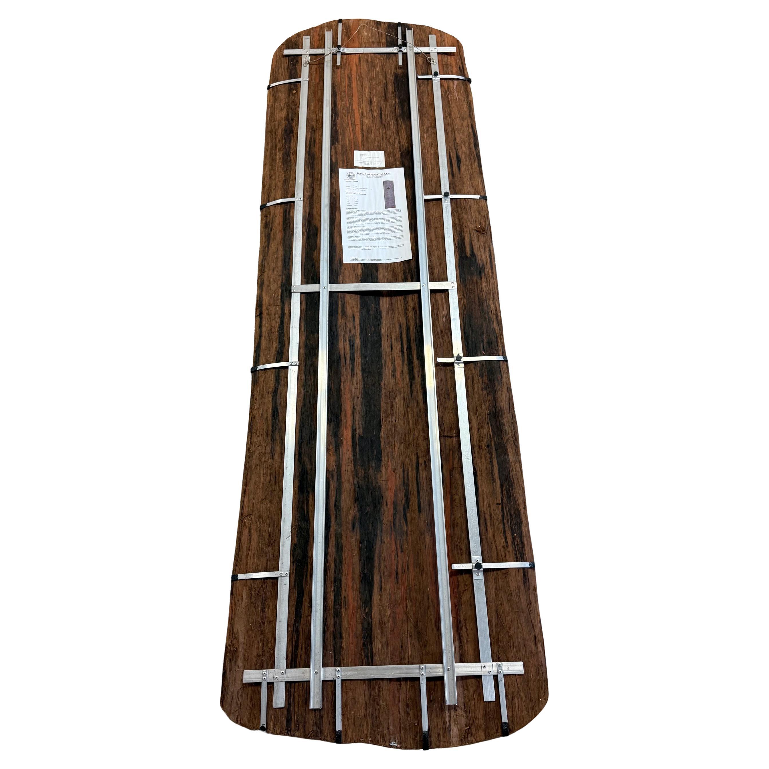 Zeitgenössische Aborigine-Kunst auf Rinde von Gunybi Ganambarr Provenienz im Angebot 9