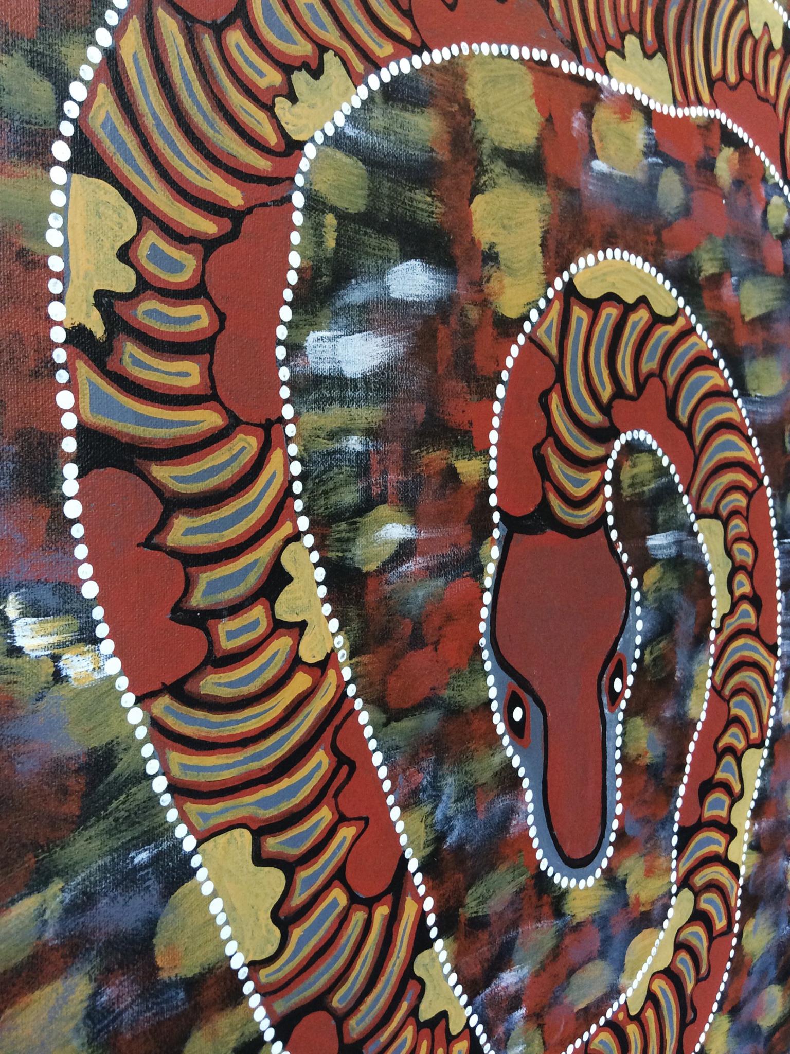 Pittura aborigena contemporanea in vendita 1