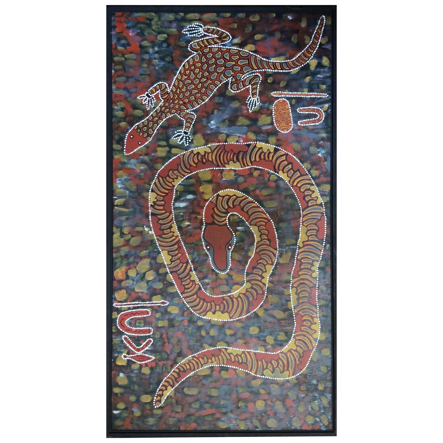 Peinture aborigène contemporaine