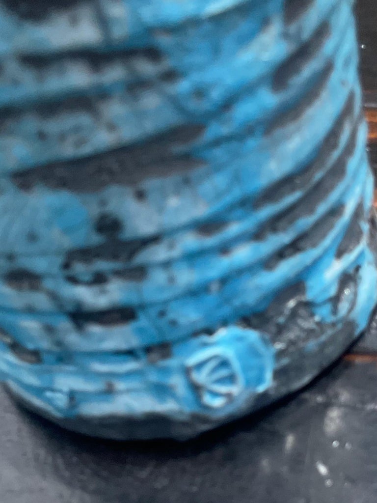 Contemporary Abstract Absurdism Raku Fired Pottery Signed Heck at ...