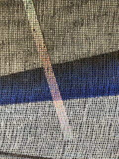 Obra de arte abstracto contemporáneo de Isa De Battista, con la firma en el reverso