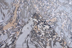 21st Century Contemporary Abstract Indian Silk Rug