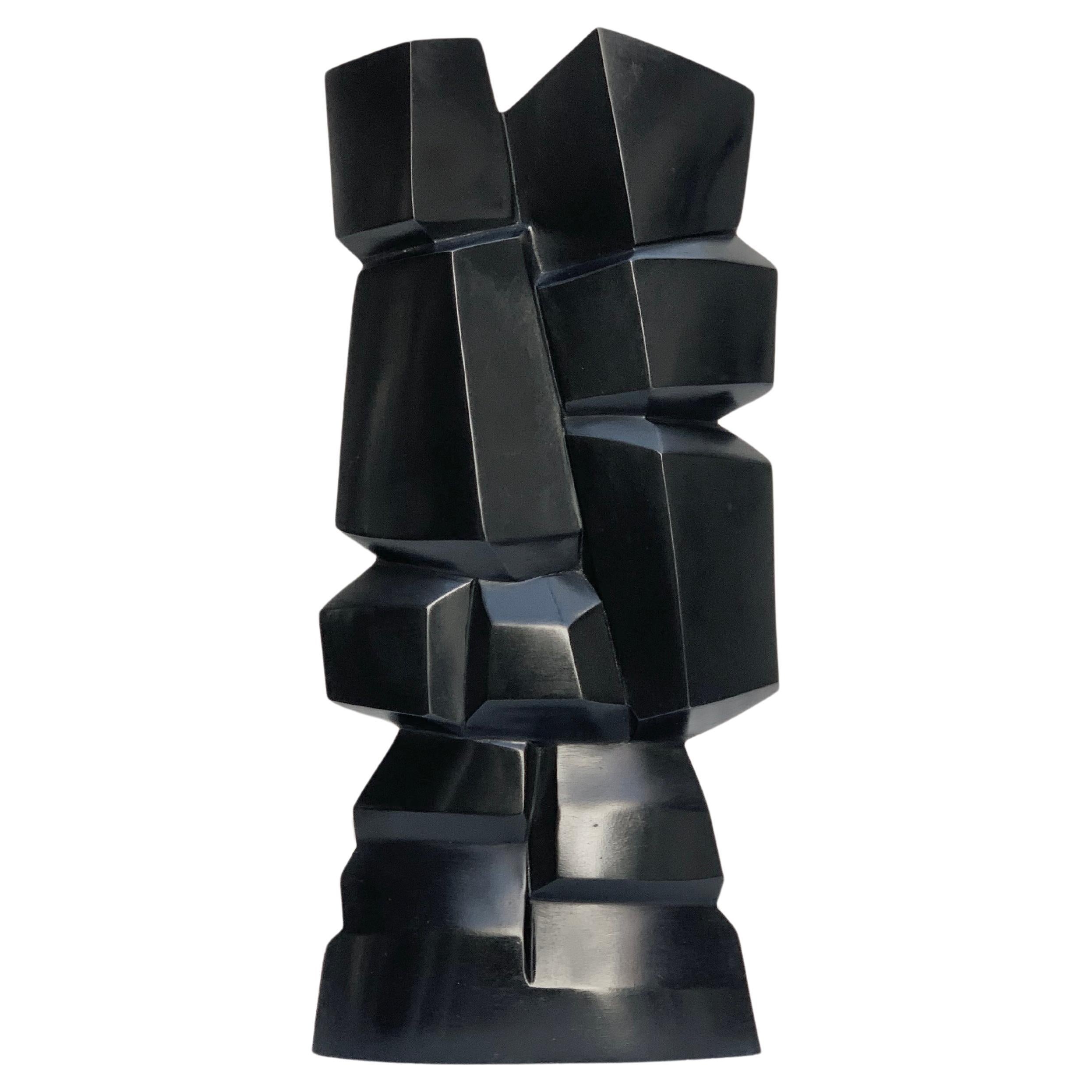 Escultura abstracta contemporánea de bronce de Bertrand Créach