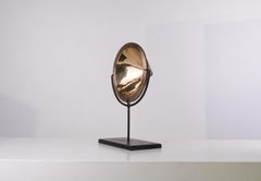 Contemporary Abstract Bronze Sculpture, 'Portal Mirror' by Tori Hermes