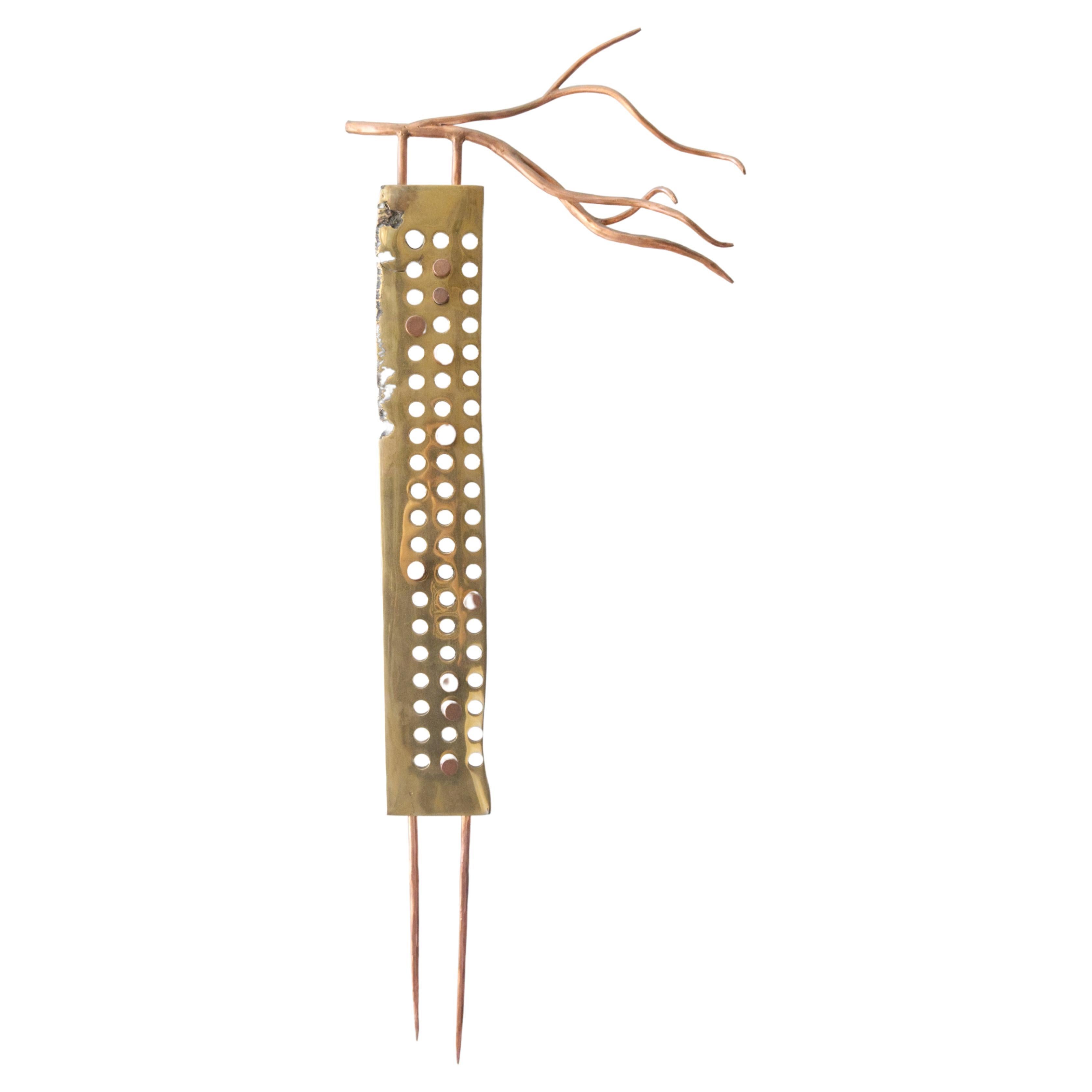 Scultura astratta contemporanea in bronzo, 'Shamans Abacus 1' di Charles Splady