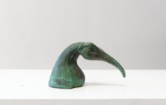 Contemporary Bronze Sculpture, 'Timeless Seer' by Tori Hermes