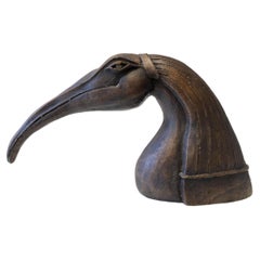 Scultura astratta contemporanea in bronzo, 'Timeless Seer' di Tori Hermes