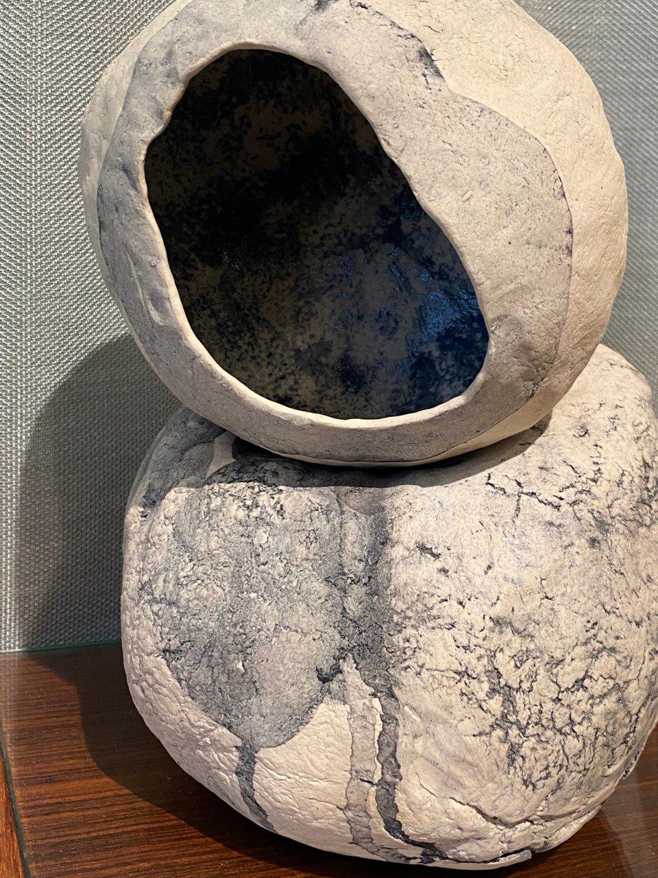 Contemporary Abstract Clay Sculpture by Marisha Falkovich In New Condition In Paris, FR
