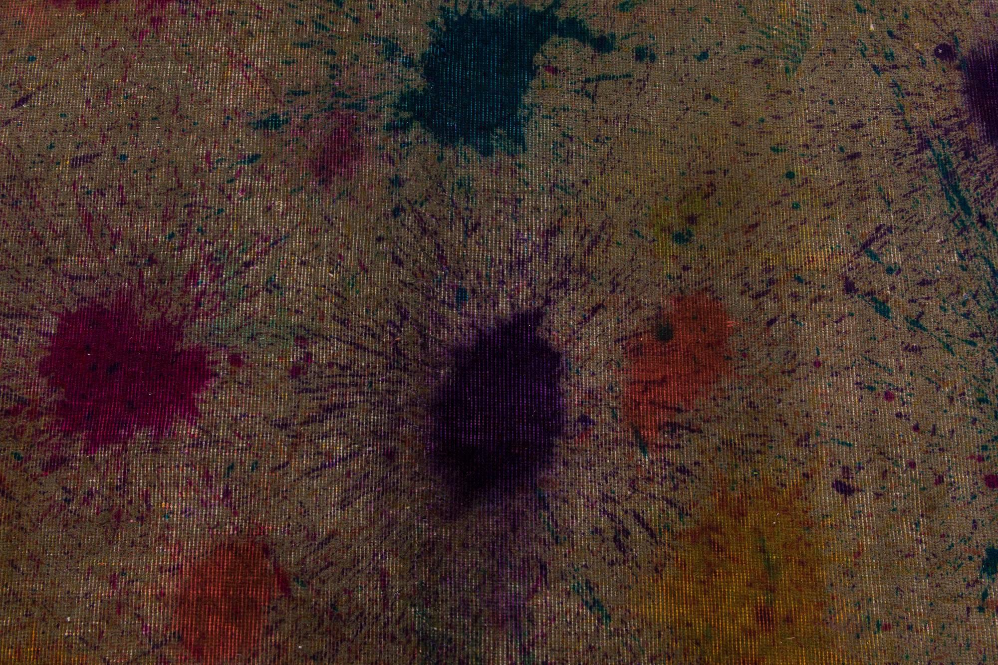 Abstract Modern “Daliesque” Wool Rug – Multicolor Masterpiece from Turkey
Size: 9'7