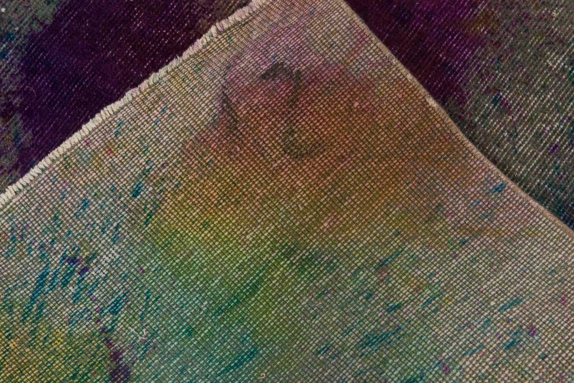 Tessuto a mano Tappeto contemporaneo astratto Daliesque in lana fatto a mano di Doris Leslie Blau in vendita