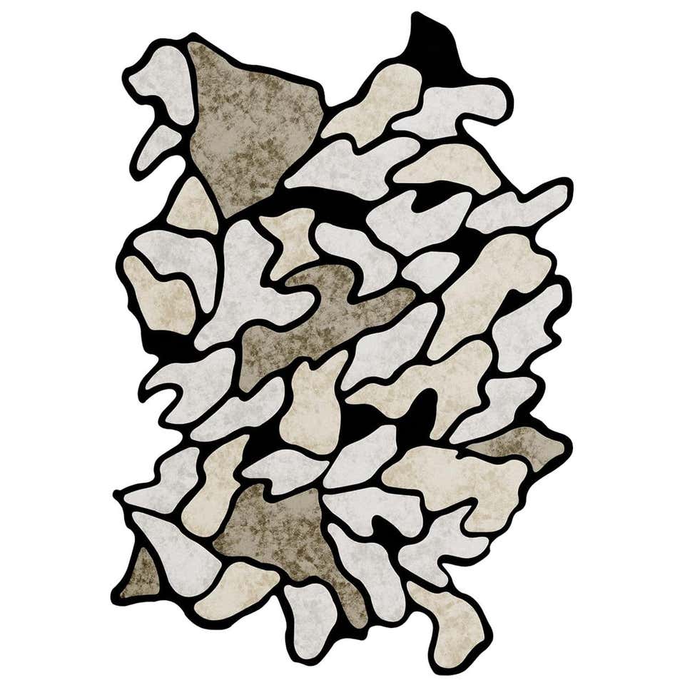 Next Organic Shape Rug in High Performance Fibers by Deanna Comellini ...