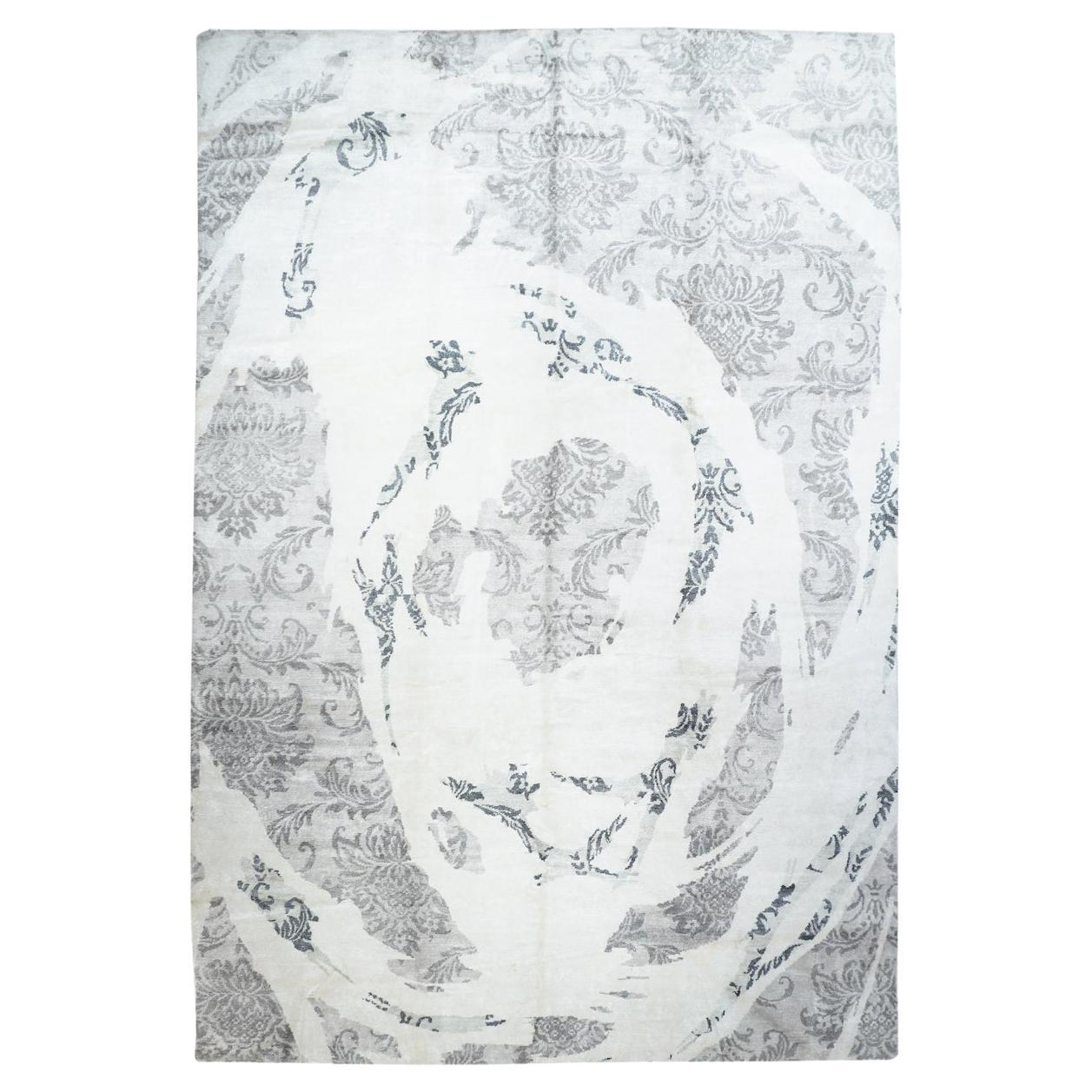 Alfombra de diseño abstracto contemporáneo 10'1'' x 14'1'' en venta