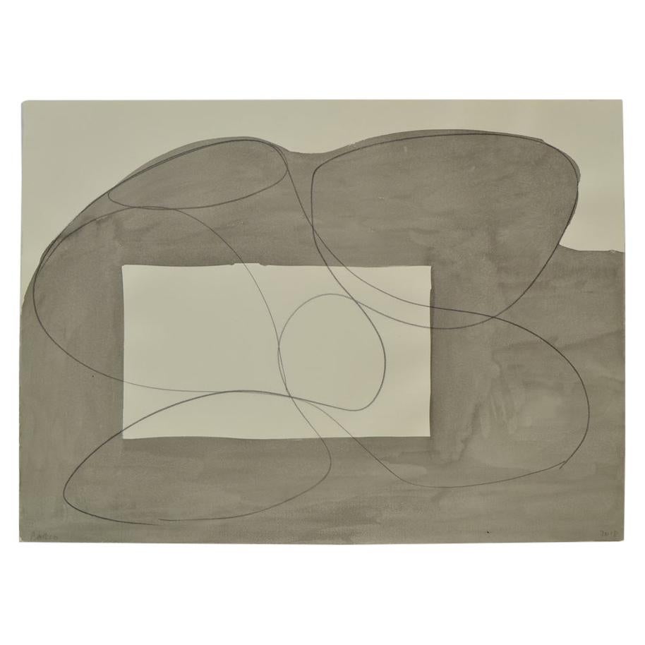 Contemporary Abstract Drawing on Paper by Eduardo Barco For Sale