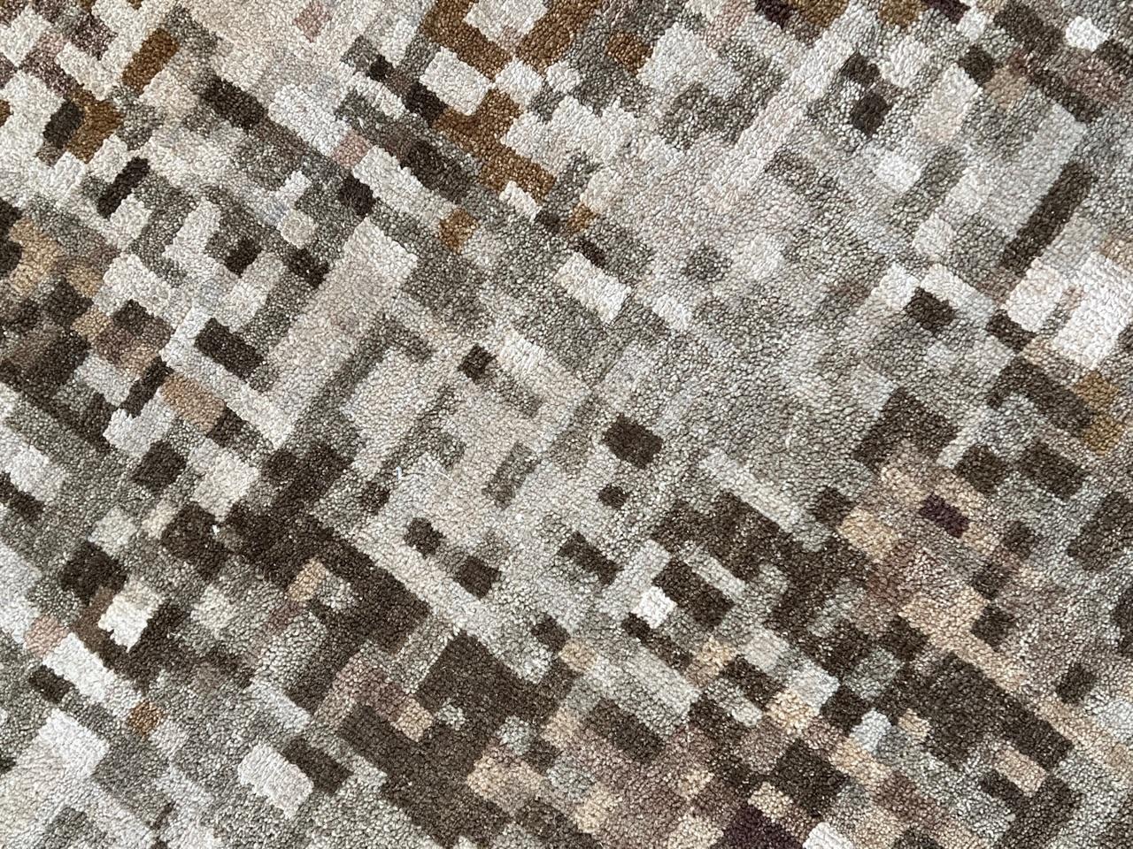 Element Abstract Modern Wool Rug by Doris Leslie Blau.
Size: 9'10