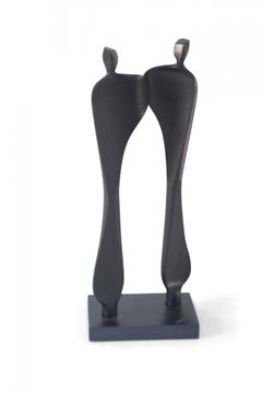 Contemporary Abstract Forged Steel Figural Sculpture