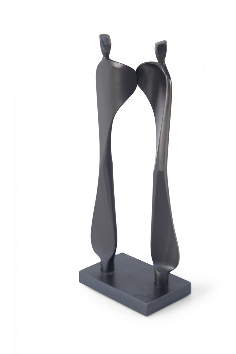 Modern Contemporary Abstract Forged Steel Figural Sculpture For Sale
