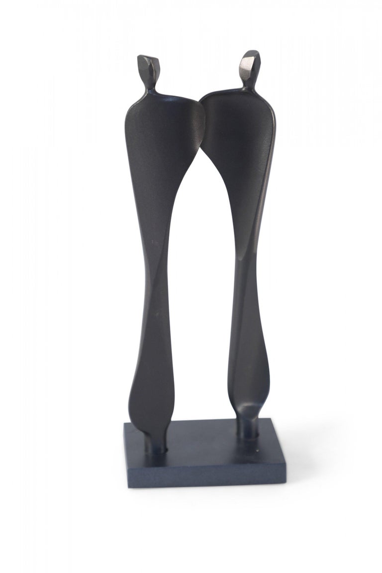 20th Century Contemporary Abstract Forged Steel Figural Sculpture For Sale