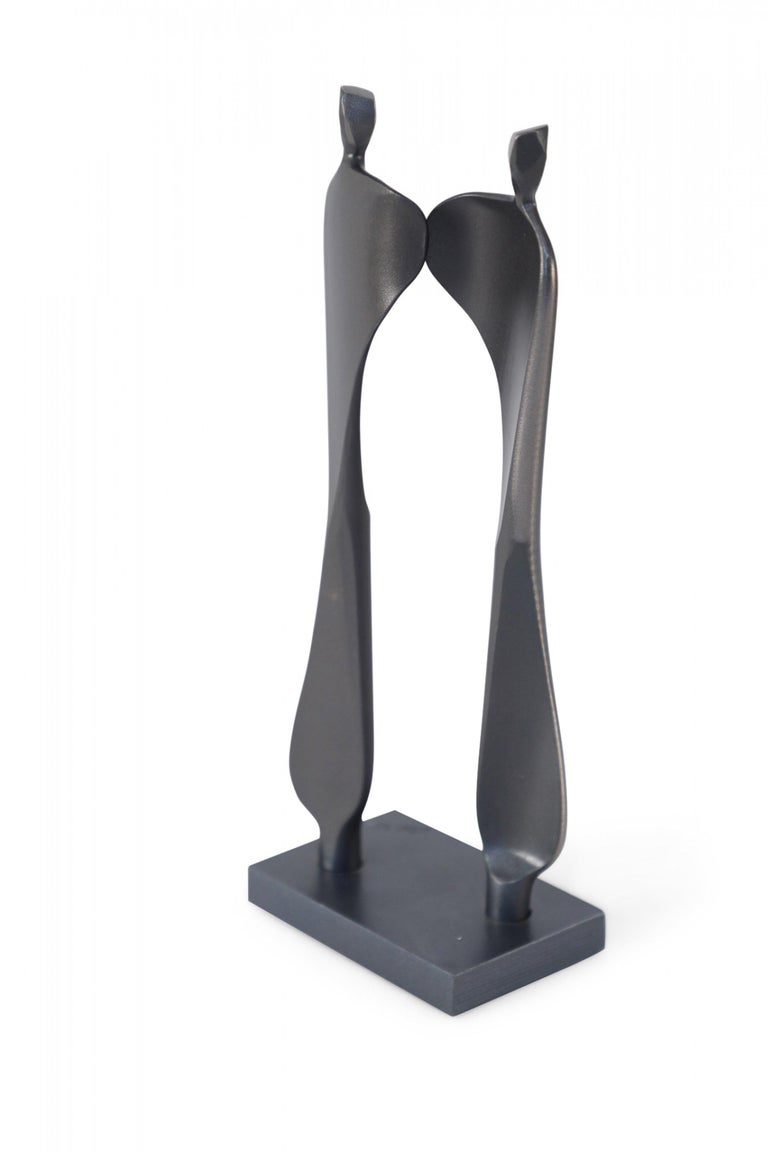 Metal Contemporary Abstract Forged Steel Figural Sculpture For Sale