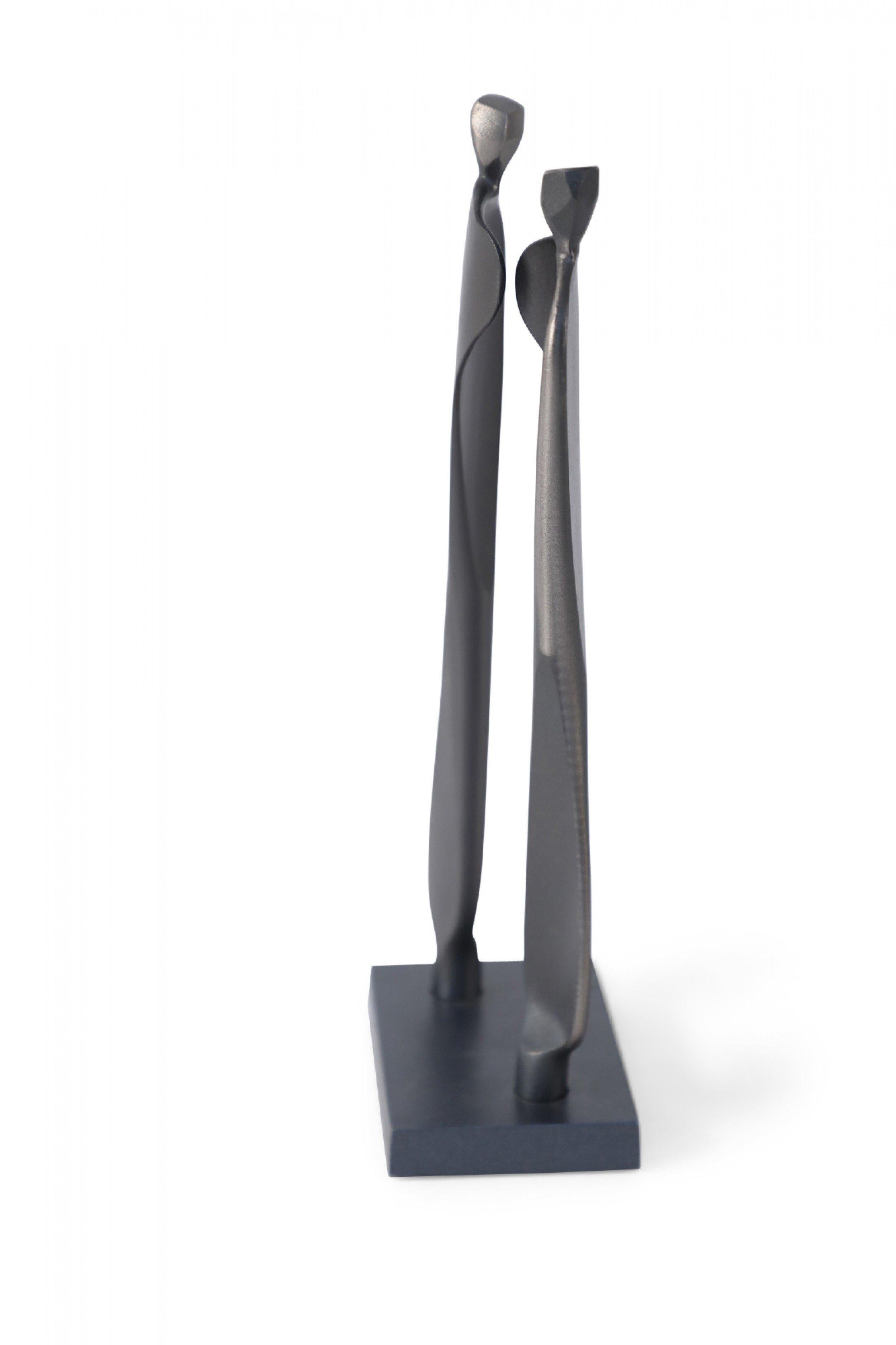 20th Century Contemporary Abstract Forged Steel Figural Sculpture
