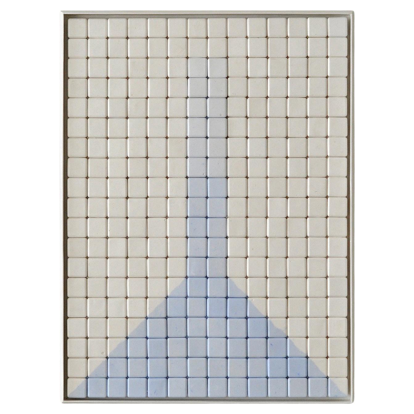 Curated visual reference: Visual Reference: Contemporary Abstract Geometric Artwork By Miriam Loellmann Wood Framed Unique