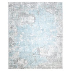 Contemporary Abstract Hand Made Ivory Area Rug 3' 0" x 5' 0"