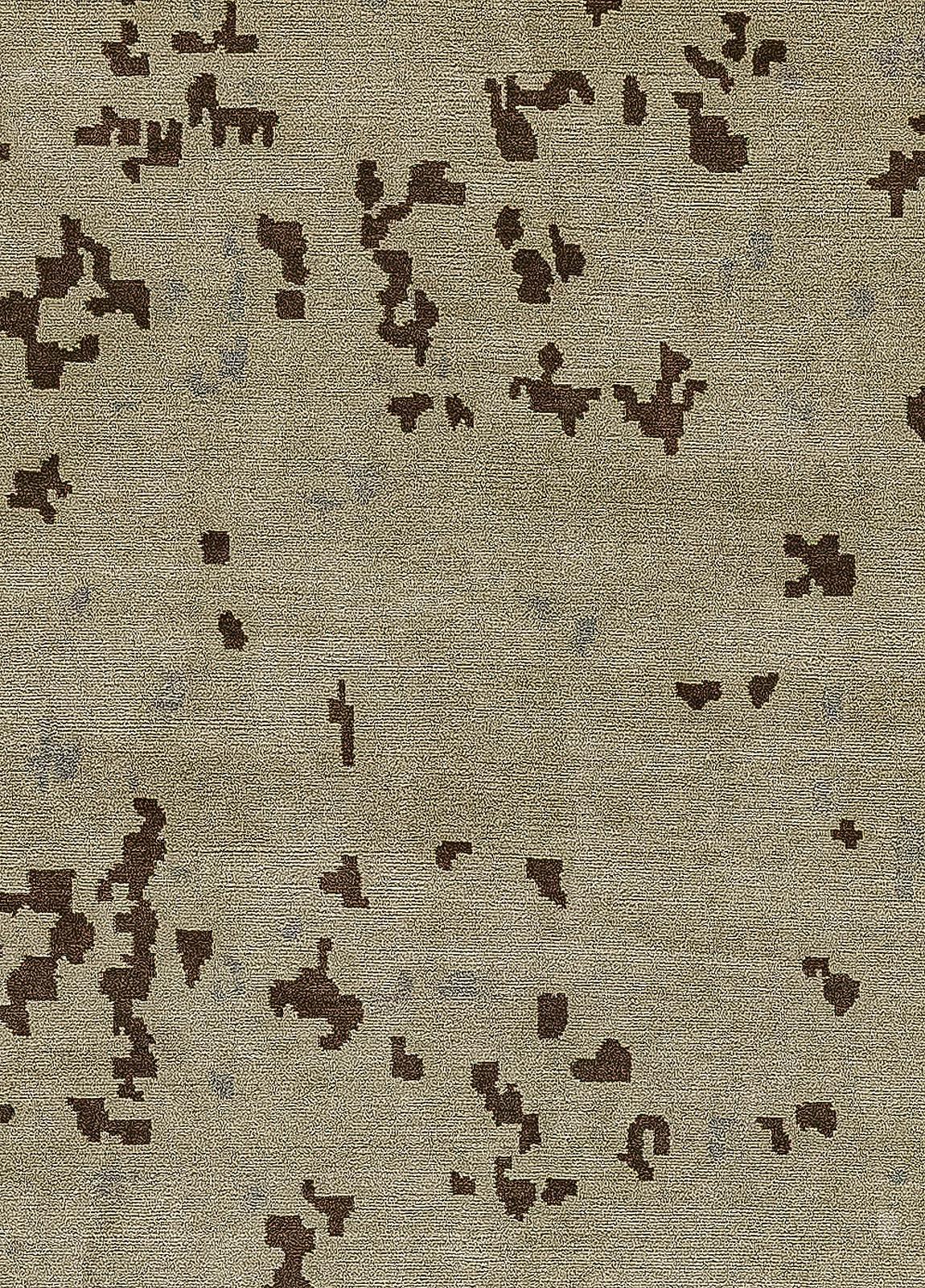 Zeitgenössischer abstrakter handgefertigter Teppich aus Seide und Wolle von Doris Leslie Blau.
Größe: 10'2