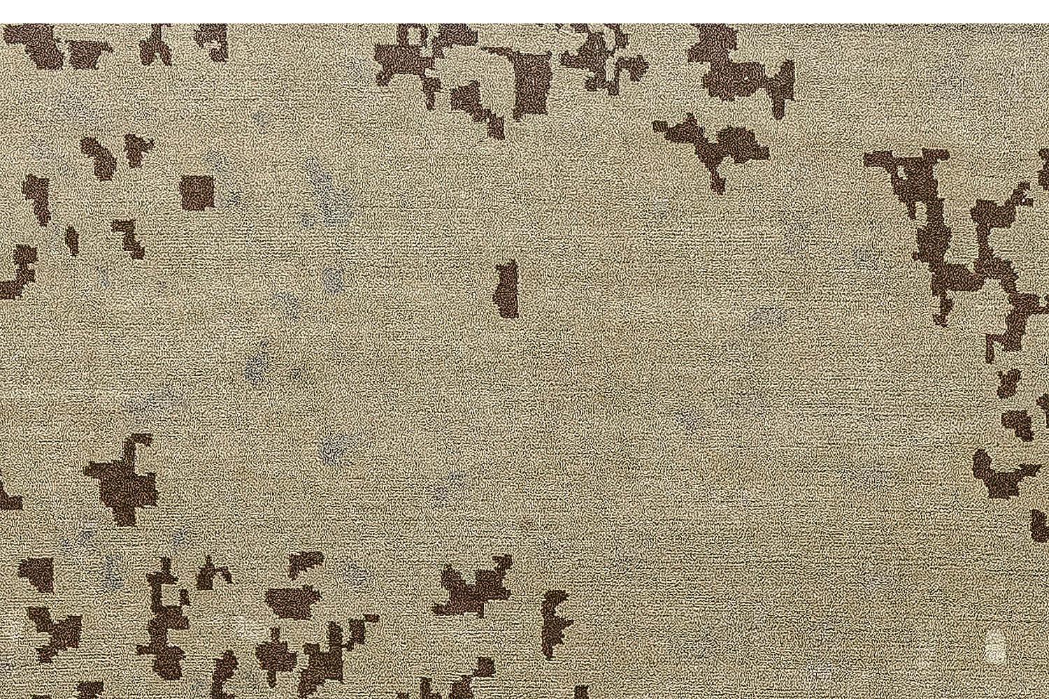 Zeitgenössischer abstrakter handgefertigter Teppich aus Seide und Wolle von Doris Leslie Blau im Zustand „Neu“ im Angebot in New York, NY