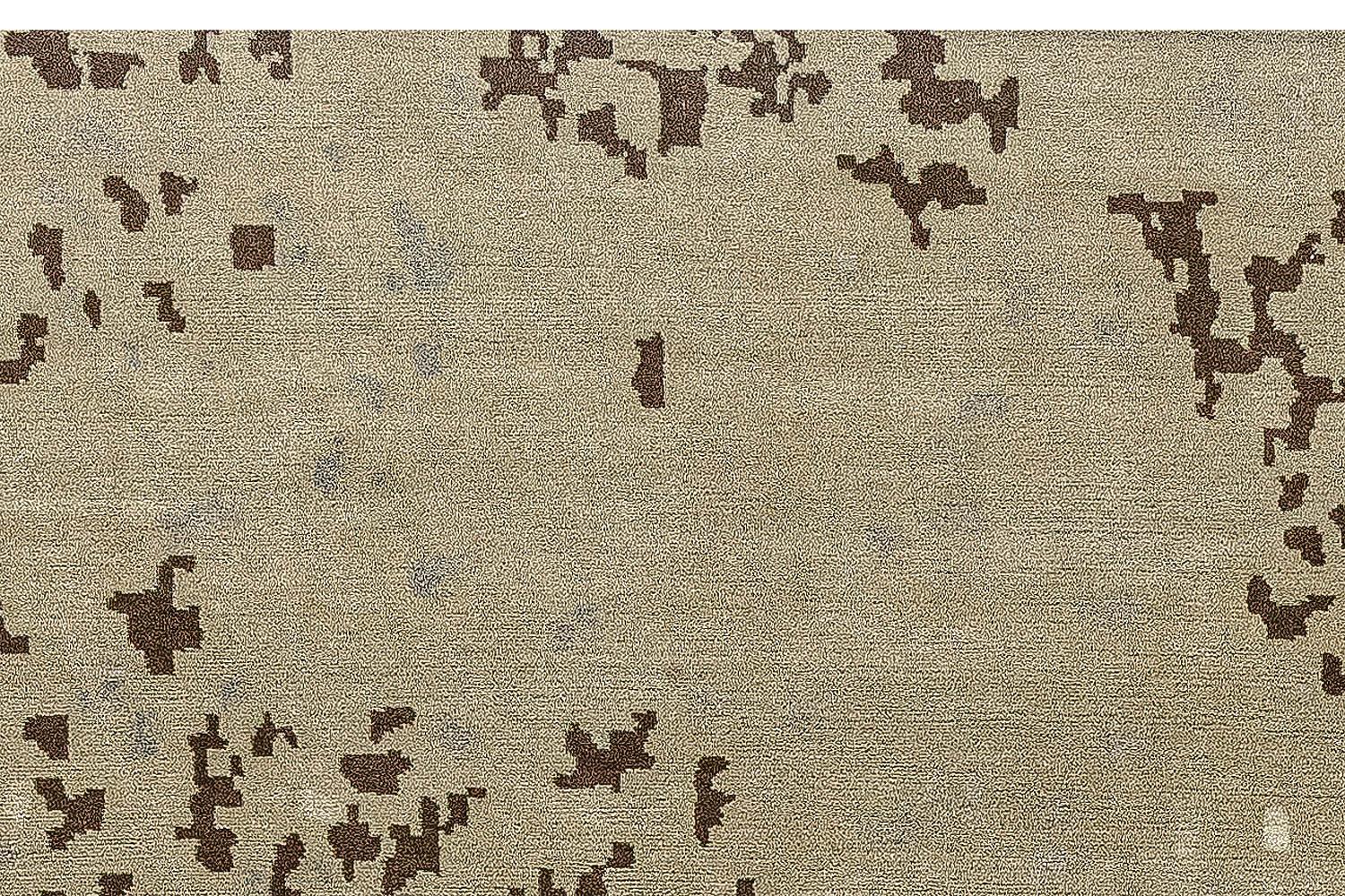 Tappeto astratto contemporaneo in seta e lana fatto a mano di Doris Leslie Blau In condizioni Nuovo in vendita a New York, NY