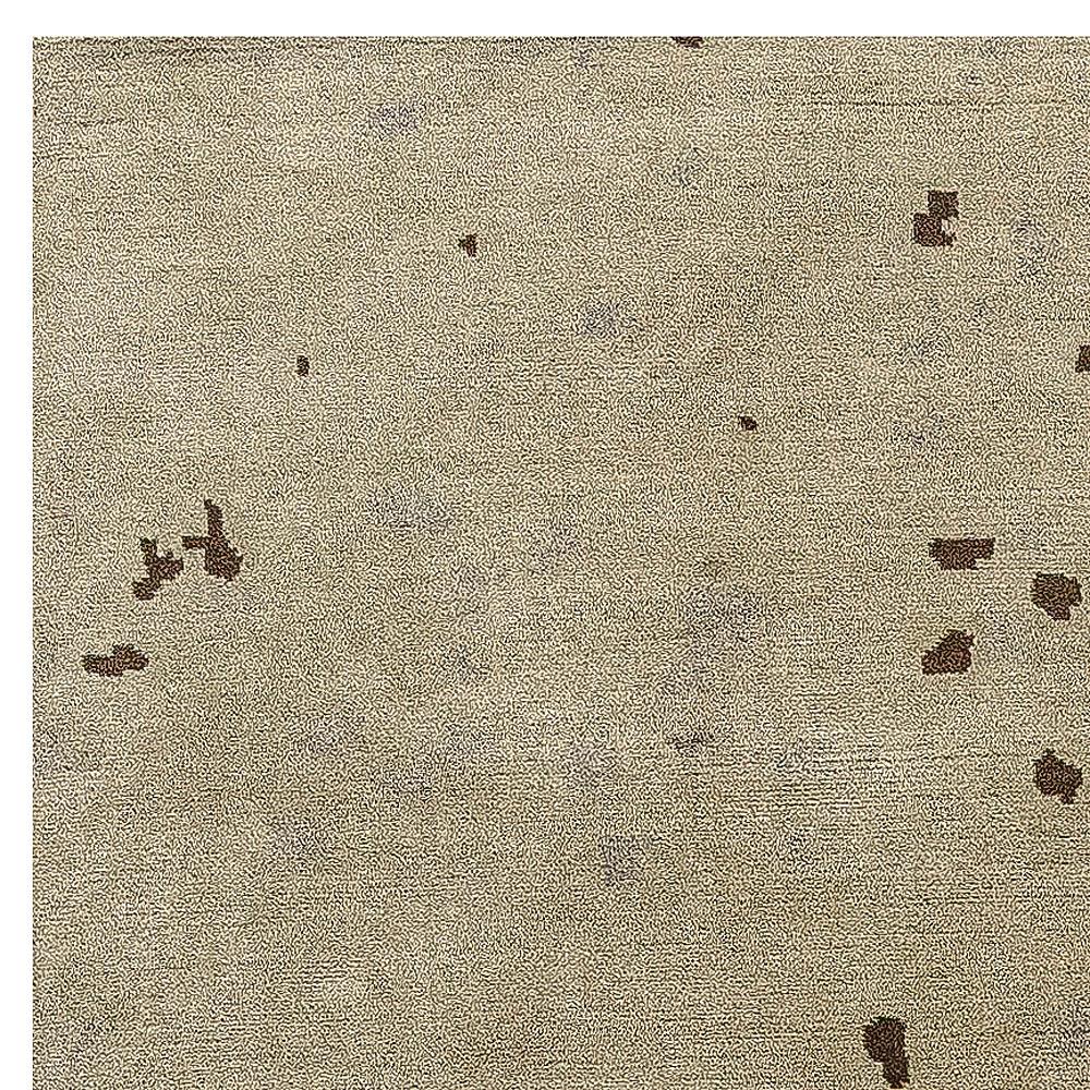 Zeitgenössischer abstrakter handgefertigter Teppich aus Seide und Wolle von Doris Leslie Blau (21. Jahrhundert und zeitgenössisch) im Angebot