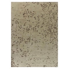 Tappeto astratto contemporaneo in seta e lana fatto a mano di Doris Leslie Blau