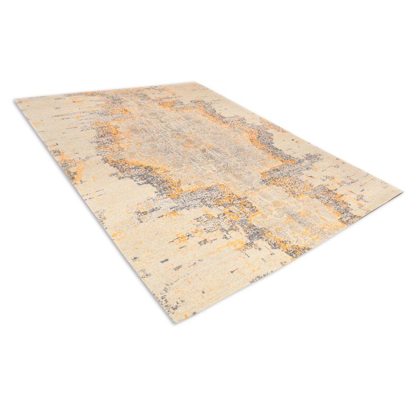 Contemporary Abstract Handmade Silk and Wool Rug In New Condition In MADRID, ES