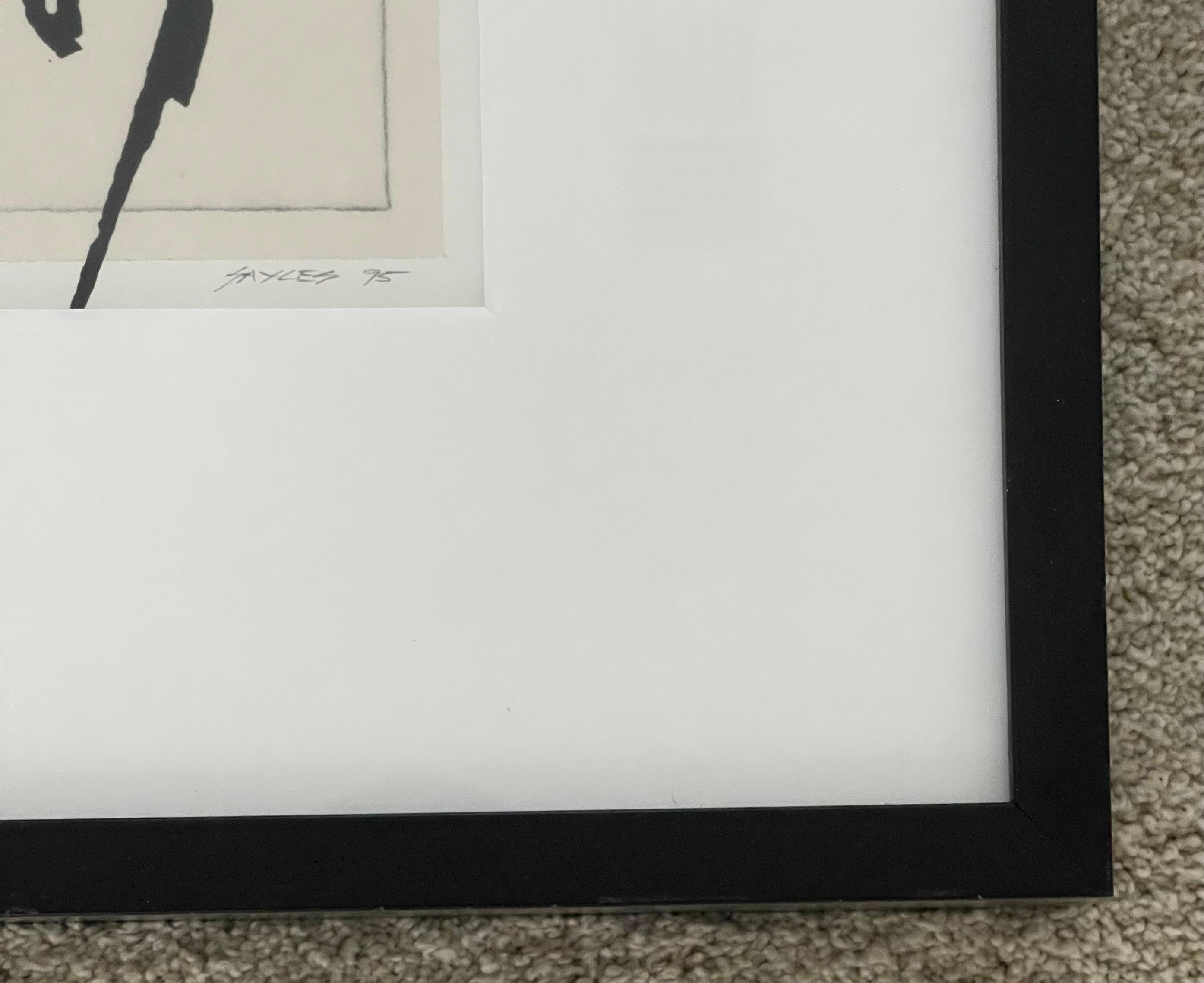 Lithographie abstraite contemporaine de Dan Sayles en vente 1