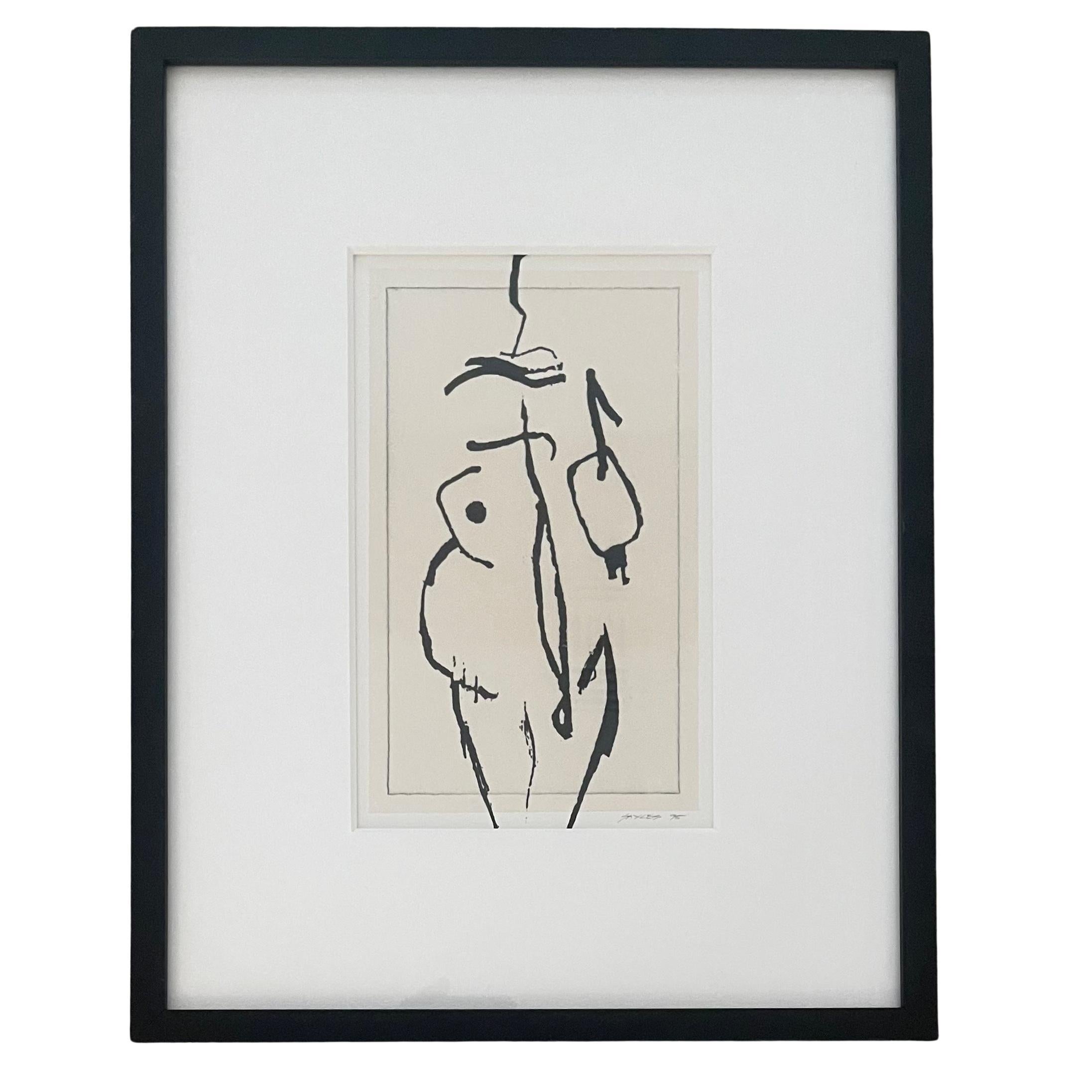 Lithographie abstraite contemporaine de Dan Sayles en vente