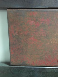 Contemporary Abstract Mixed Media Sculpture by Scott Gordon (Red Center 2018)