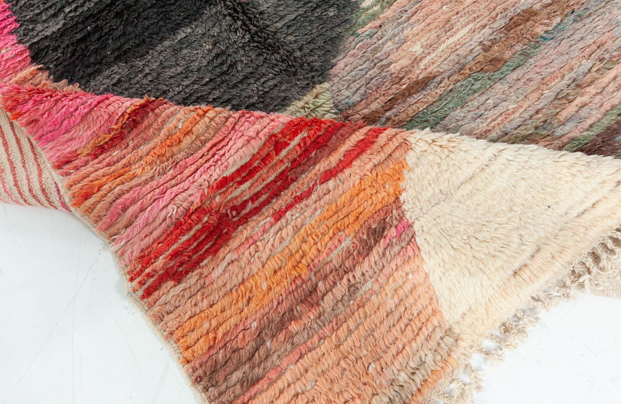 Contemporary Abstract Moroccan Wool Rug by Doris Leslie Blau For Sale 2