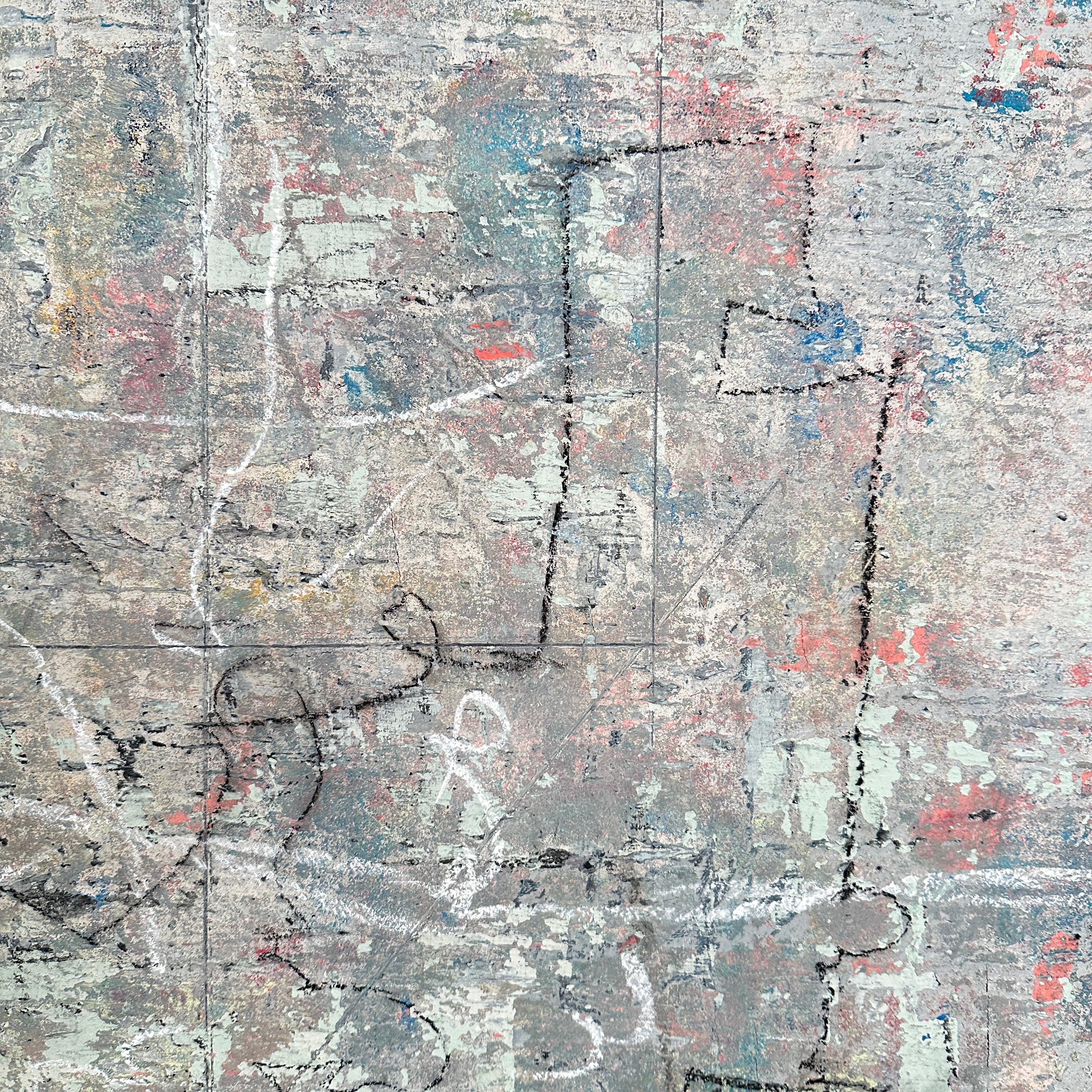 Contemporary Abstract Multicolored Painting von Felix Bachmann, 2016 (Moderne) im Angebot