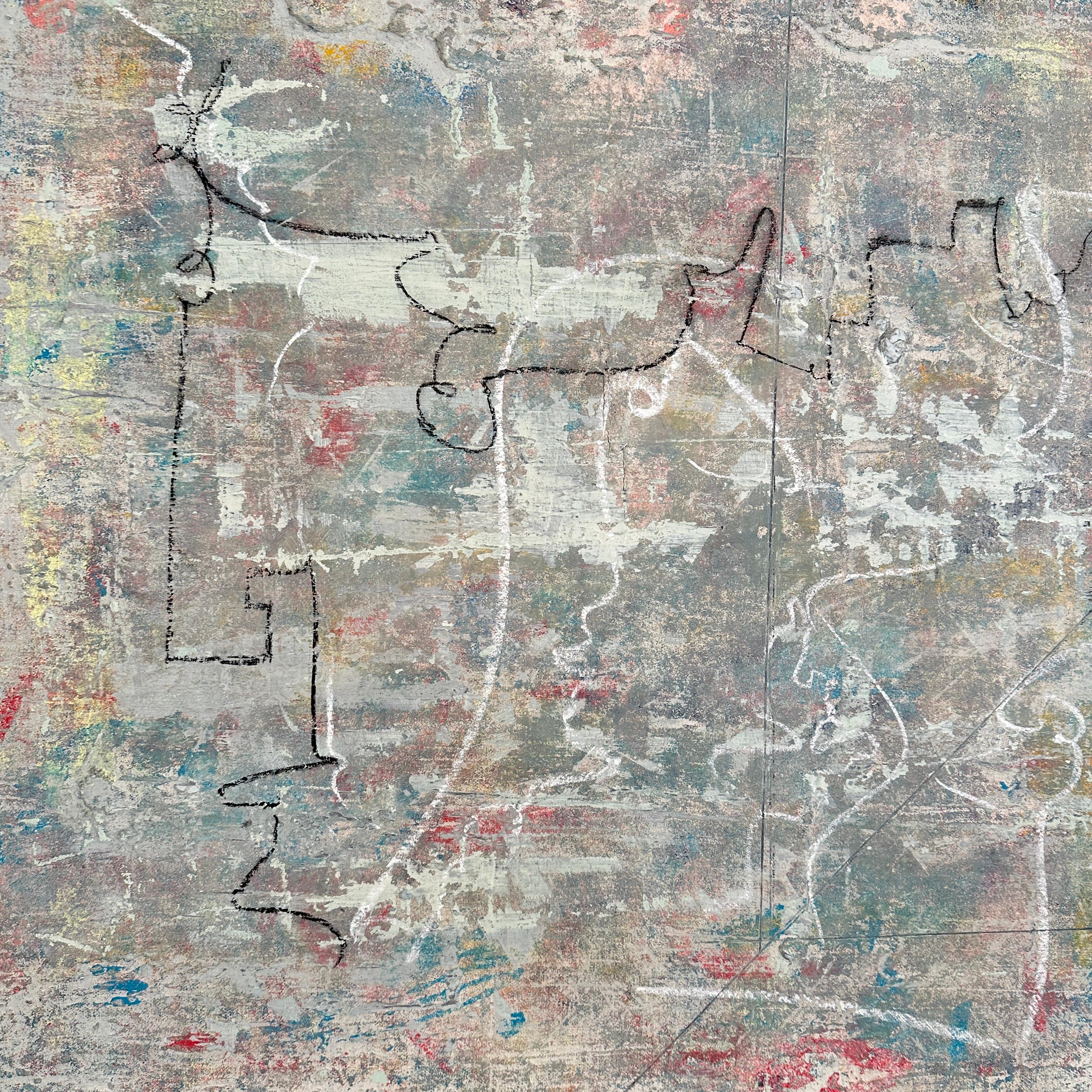 Contemporary Abstract Multicolored Painting von Felix Bachmann, 2016 im Zustand „Hervorragend“ im Angebot in Berlin, DE