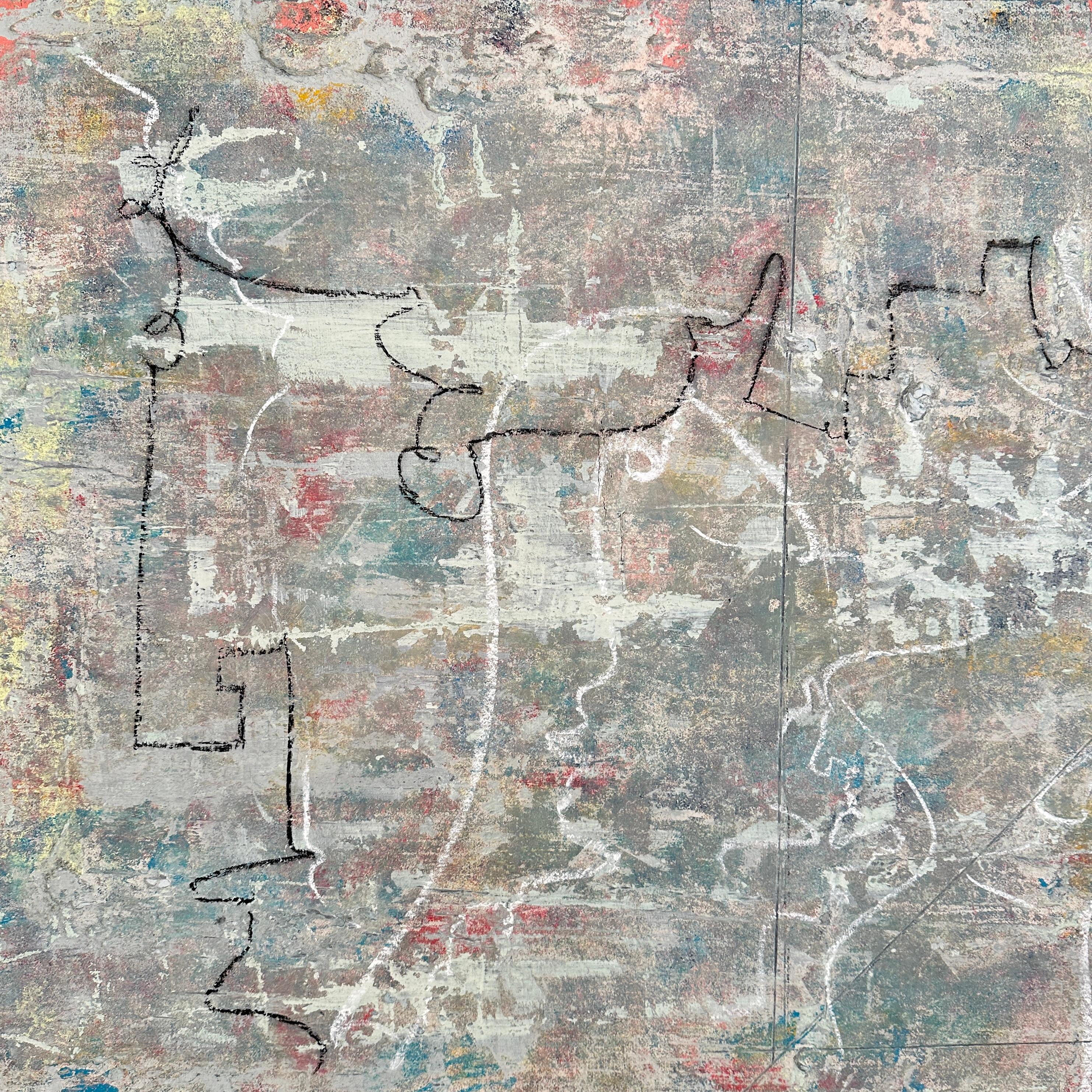Contemporary Abstract Multicolored Painting von Felix Bachmann, 2016 (21. Jahrhundert und zeitgenössisch) im Angebot