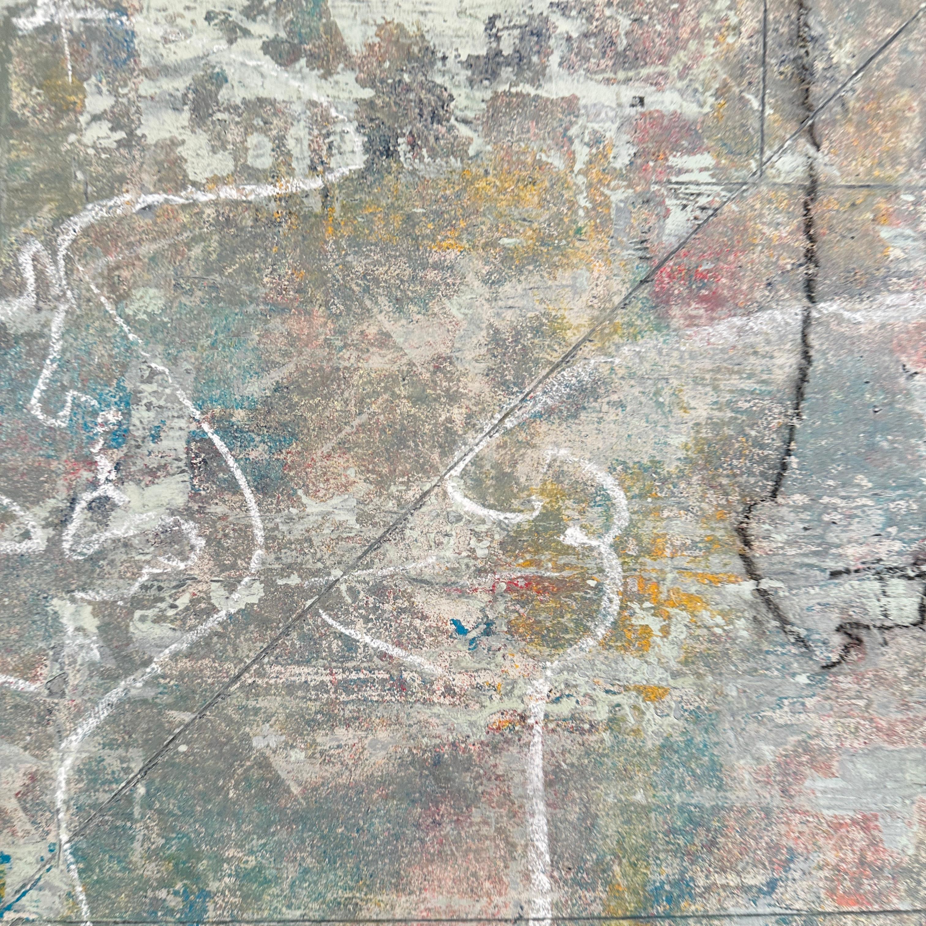 Contemporary Abstract Multicolored Painting von Felix Bachmann, 2016 (Acryl) im Angebot