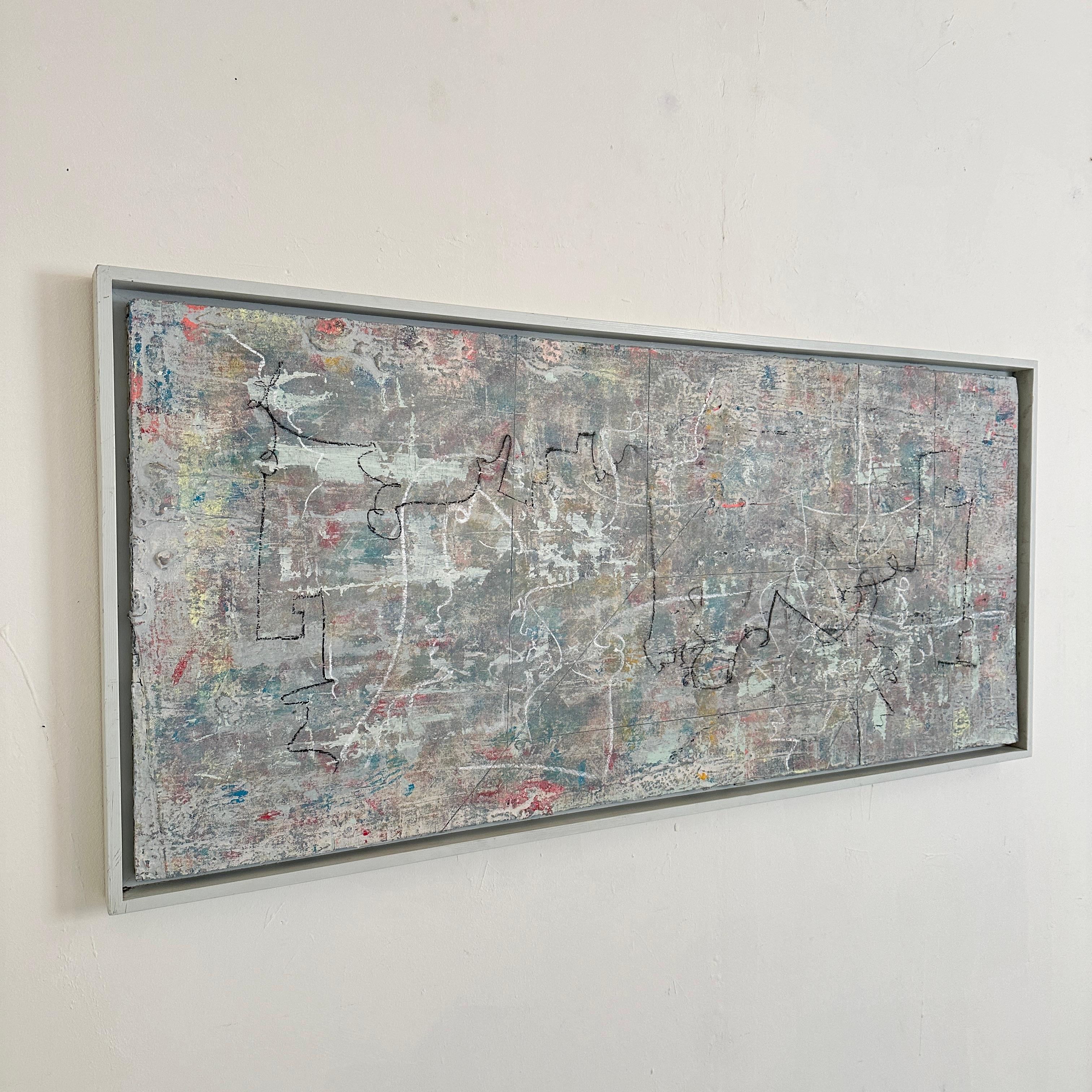 Contemporary Abstract Multicolored Painting von Felix Bachmann, 2016 im Angebot 1